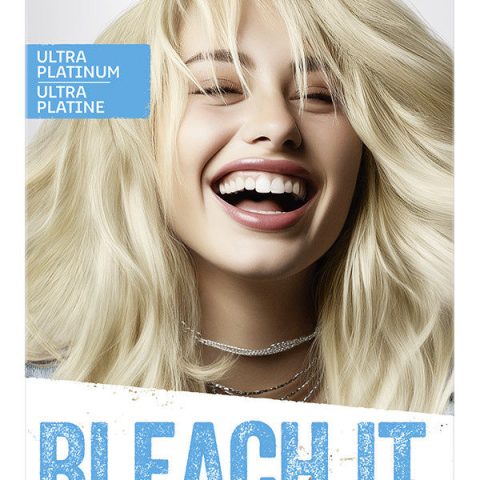 got2b Bleach It Permanent Hair Dye, Hi-Lift Platinum Blonde, Hair Bleach Kit, 1 Count