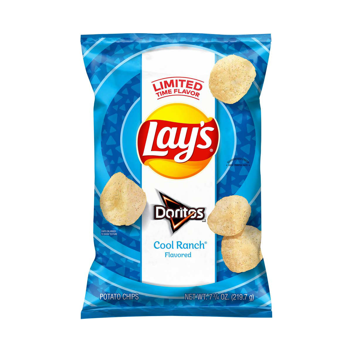 Lay's Doritos Cool Ranch Flavored Potato Chips, 7.75 oz