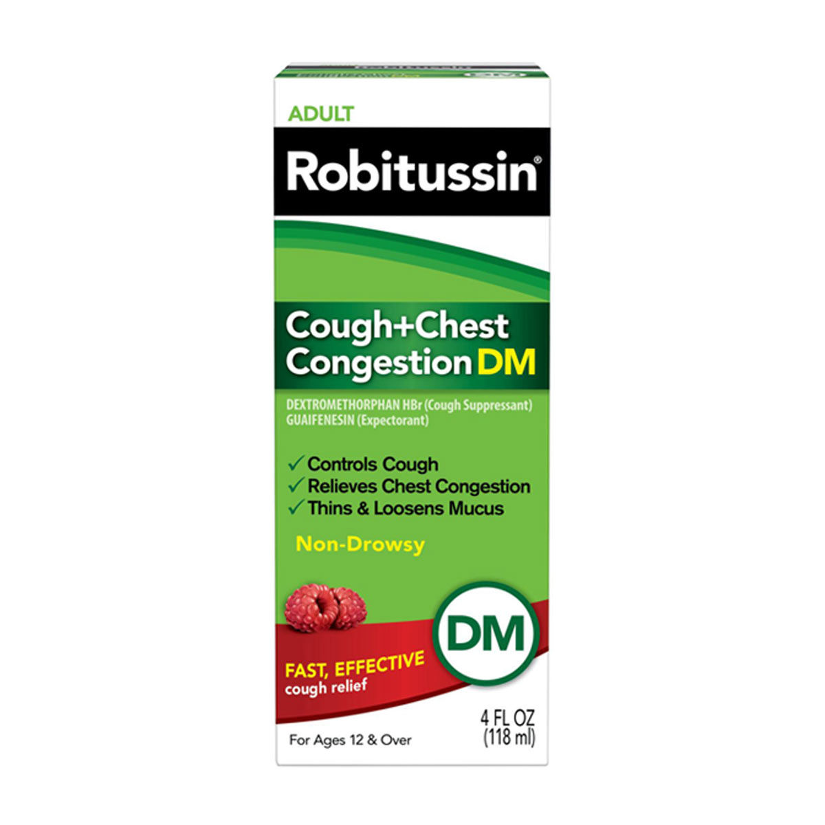 Robitussin Cough + Chest Congestion DM, Non-Drowsy, 4 fl oz