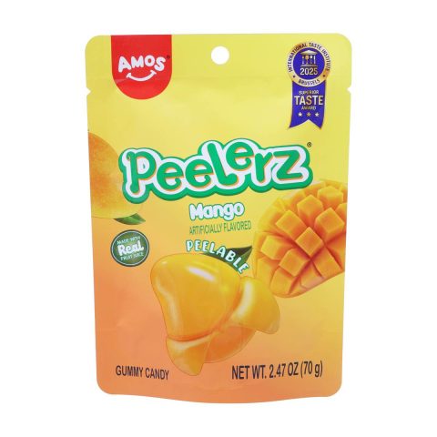 Amos Peelerz Mango Peelable Gummy Candy, 2.47 oz
